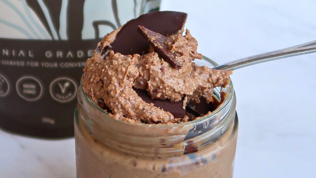 Pb + Choc Overnight Oats