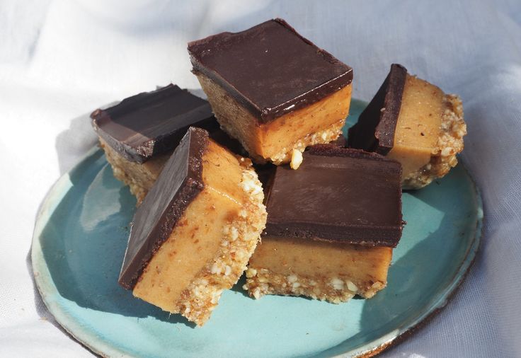 Healthy Salted Caramel Slice